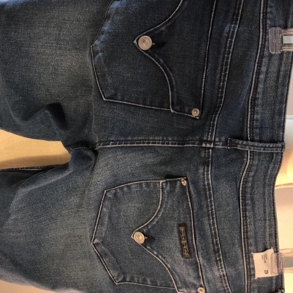 HUDSON Jeans Crop Collin Skinny Mid Rise W/Signature Button Flap 29 EUC - Picture 6 of 10